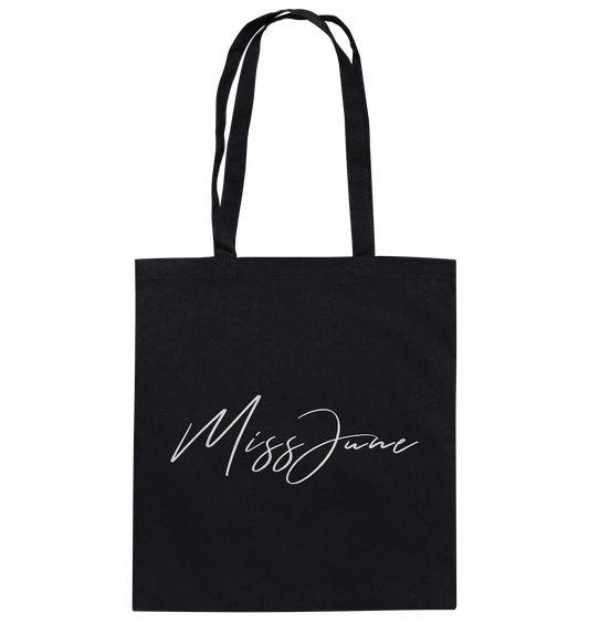 MissJuneDJ Logo - Baumwolltasche