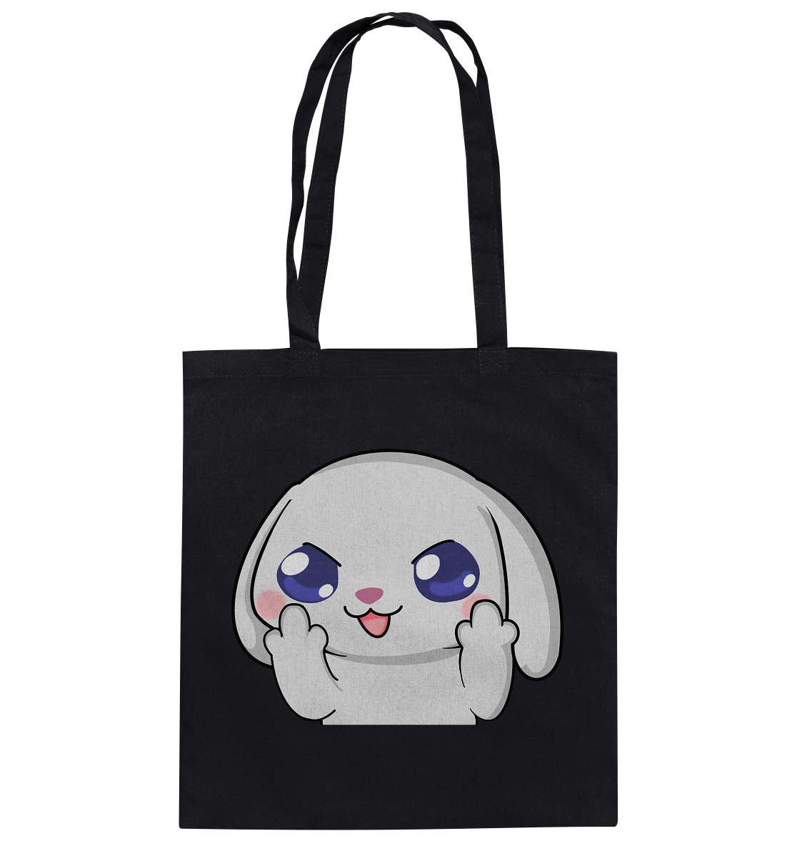 HuwJeffner MiddleFinger - Baumwolltasche