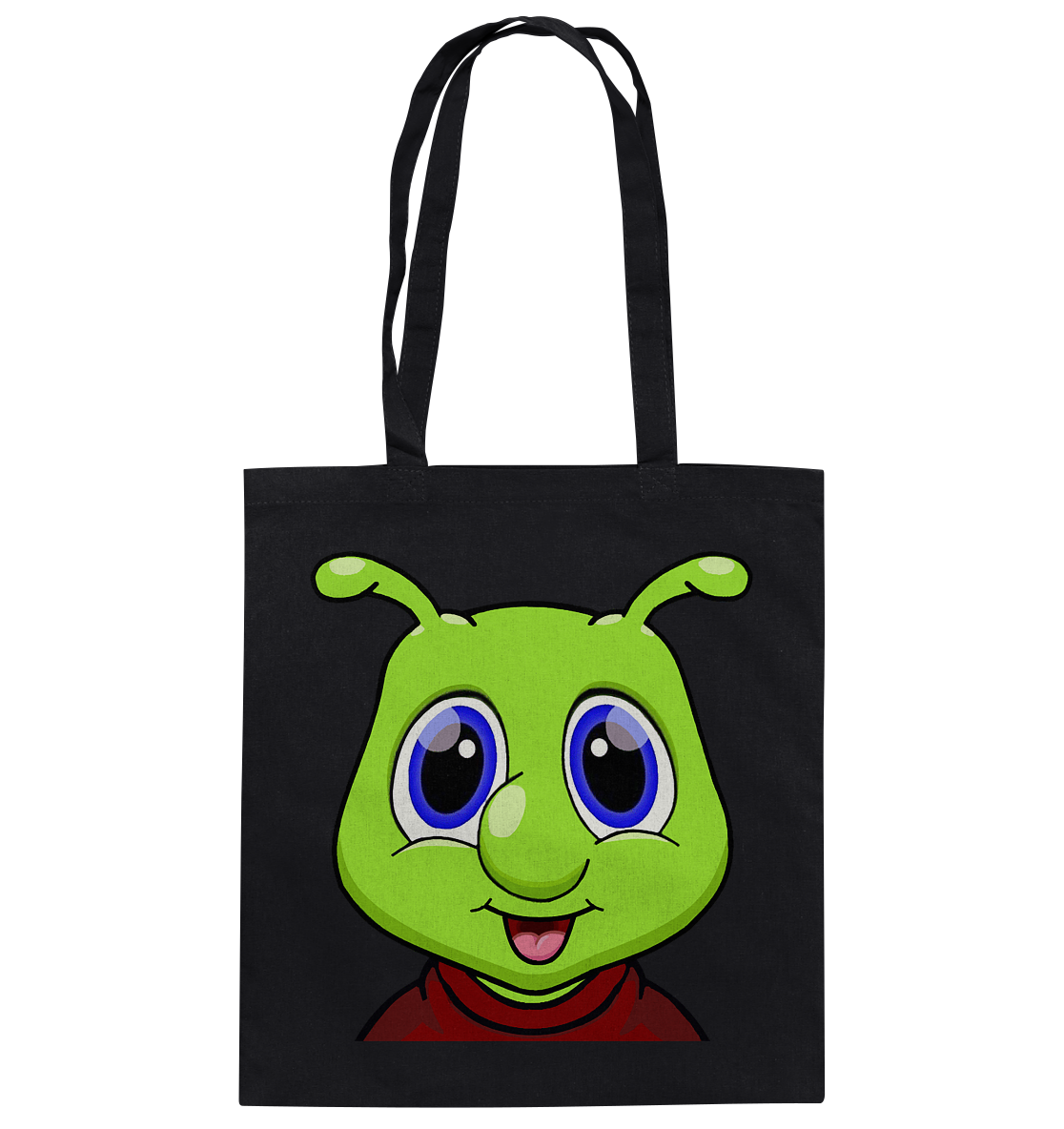 Raupi Face - Baumwolltasche