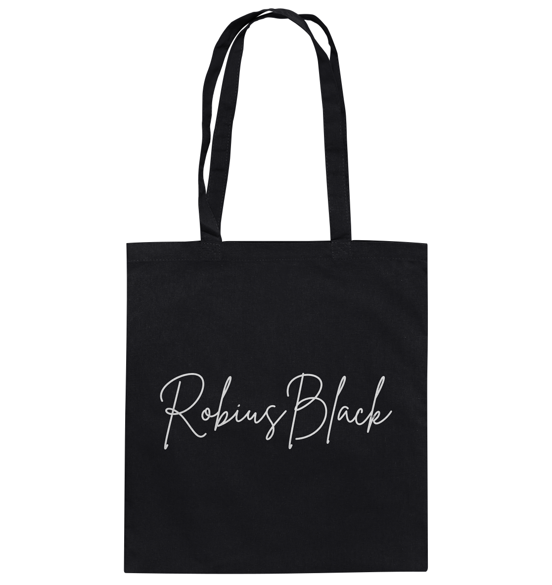 RobiusBlack Unterschrift - Baumwolltasche