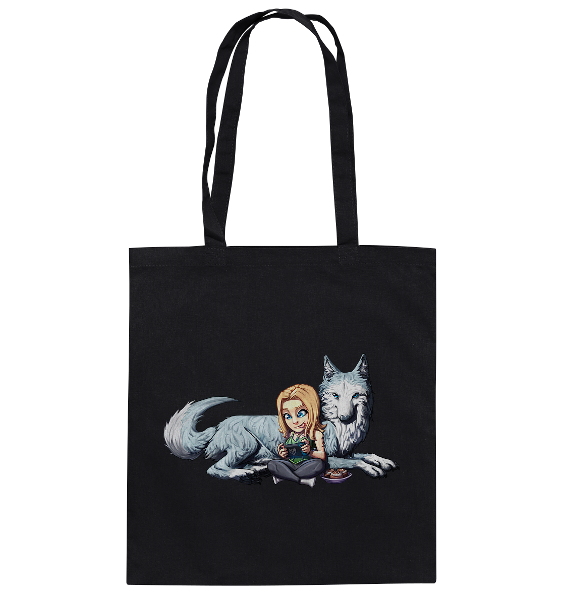 StaceyLucia Wolf - Baumwolltasche