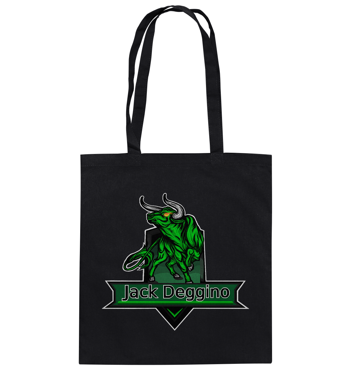 JackDeggino Logo - Baumwolltasche