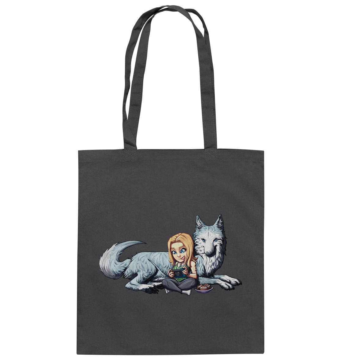 StaceyLucia Wolf - Baumwolltasche