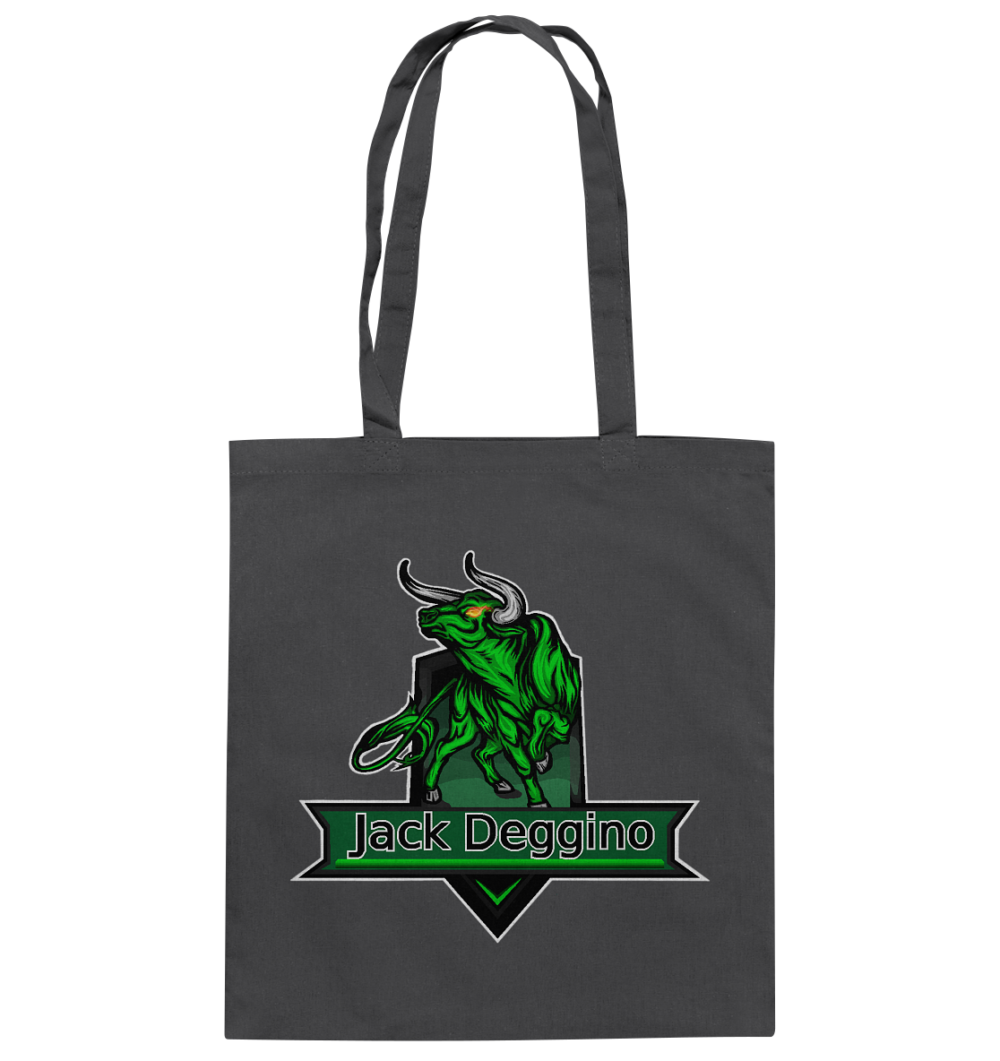 JackDeggino Logo - Baumwolltasche