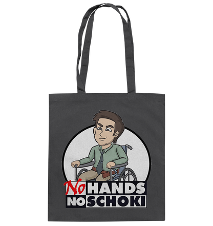 NoHandsNoSchoki Logo - Baumwolltasche