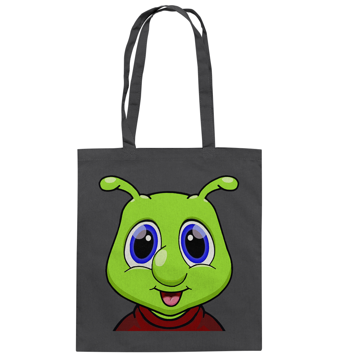 Raupi Face - Baumwolltasche