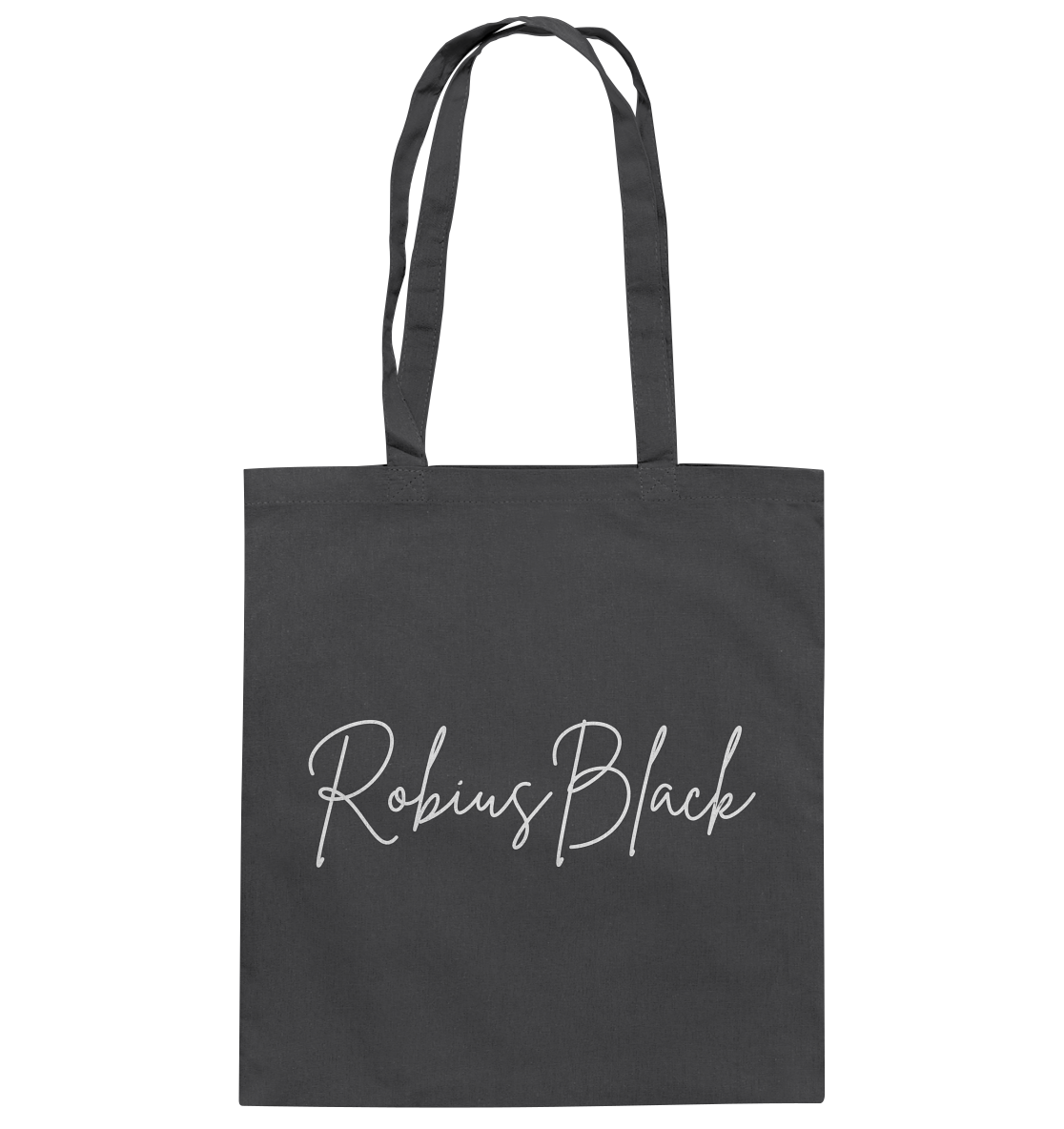 RobiusBlack Unterschrift - Baumwolltasche