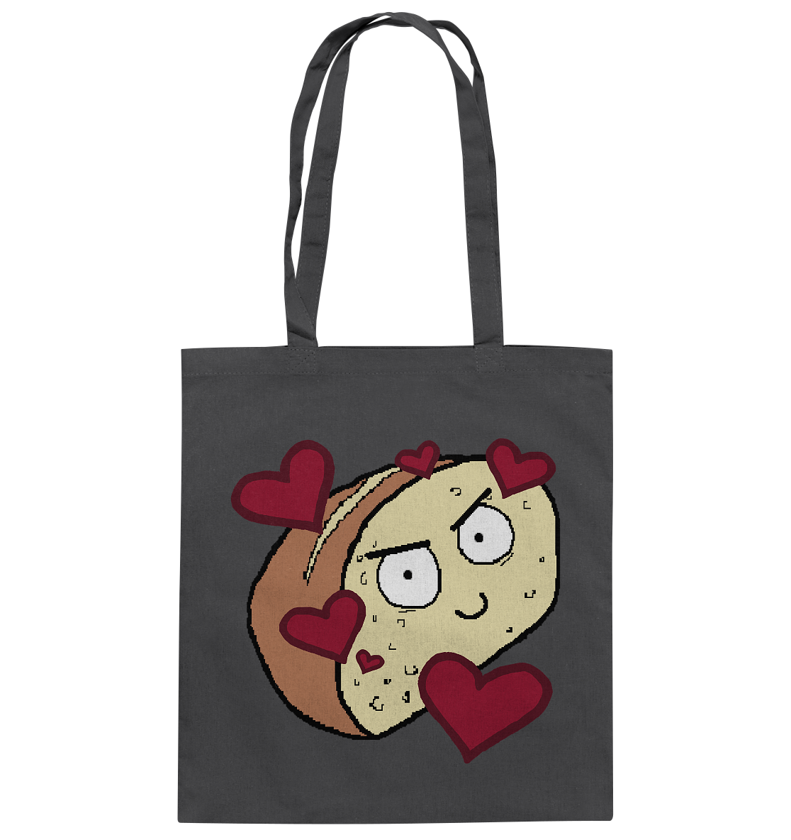 Aylana87 Herzbrot - Baumwolltasche