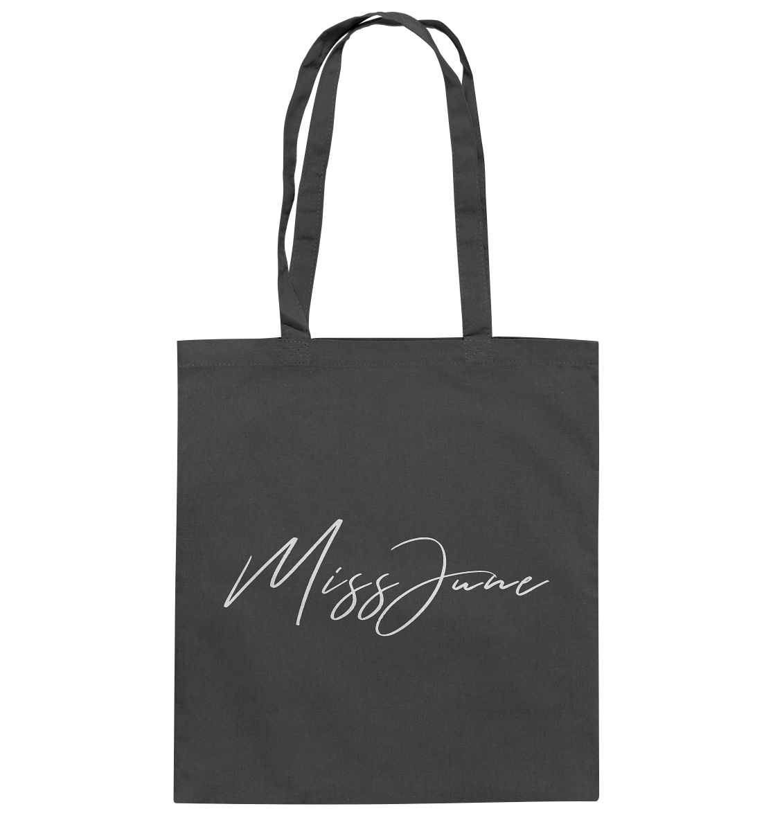 MissJuneDJ Logo - Baumwolltasche