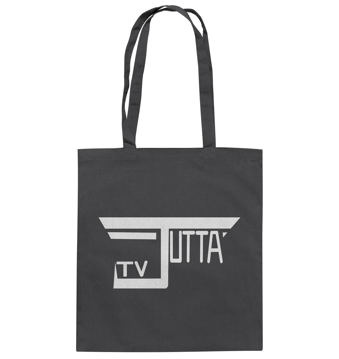 Jutta_tv Schriftzug - Baumwolltasche