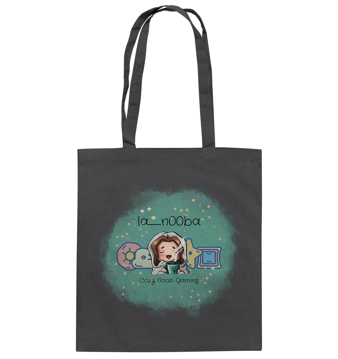 La_N00ba Logo - Baumwolltasche