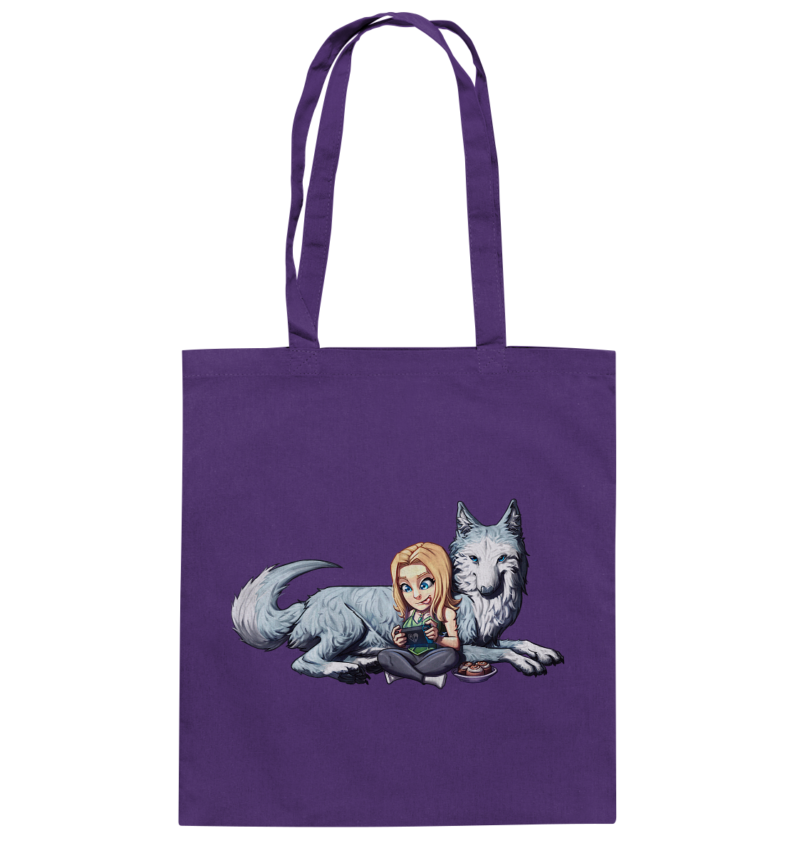StaceyLucia Wolf - Baumwolltasche