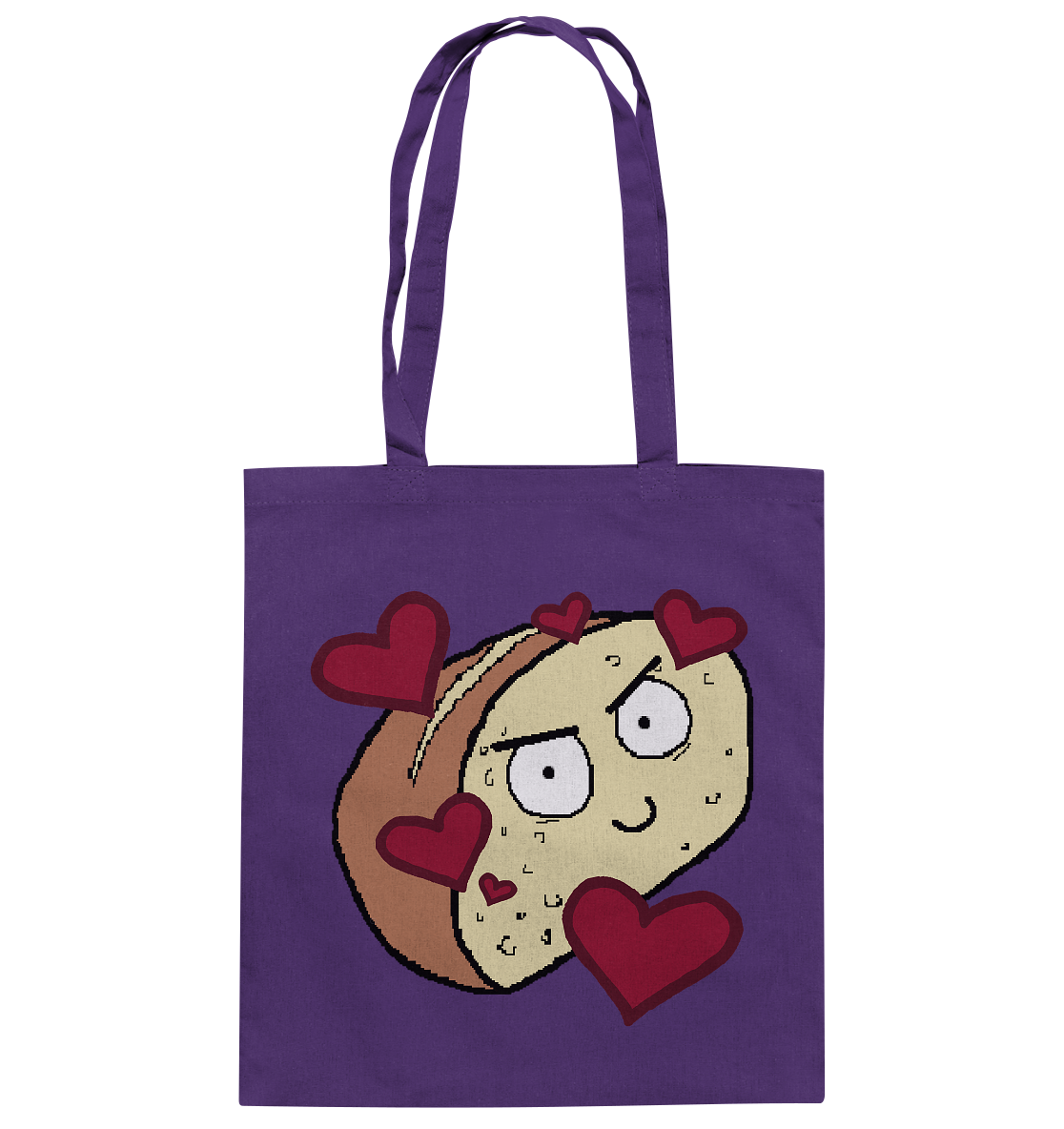 Aylana87 Herzbrot - Baumwolltasche