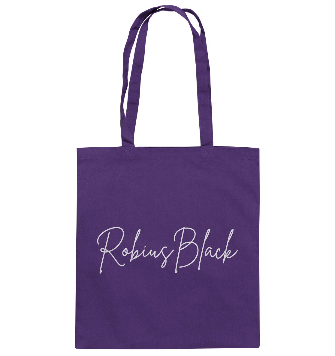 RobiusBlack Unterschrift - Baumwolltasche