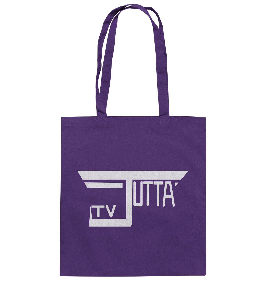 Jutta_tv Schriftzug - Baumwolltasche
