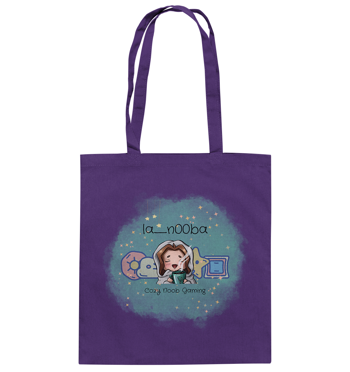 La_N00ba Logo - Baumwolltasche