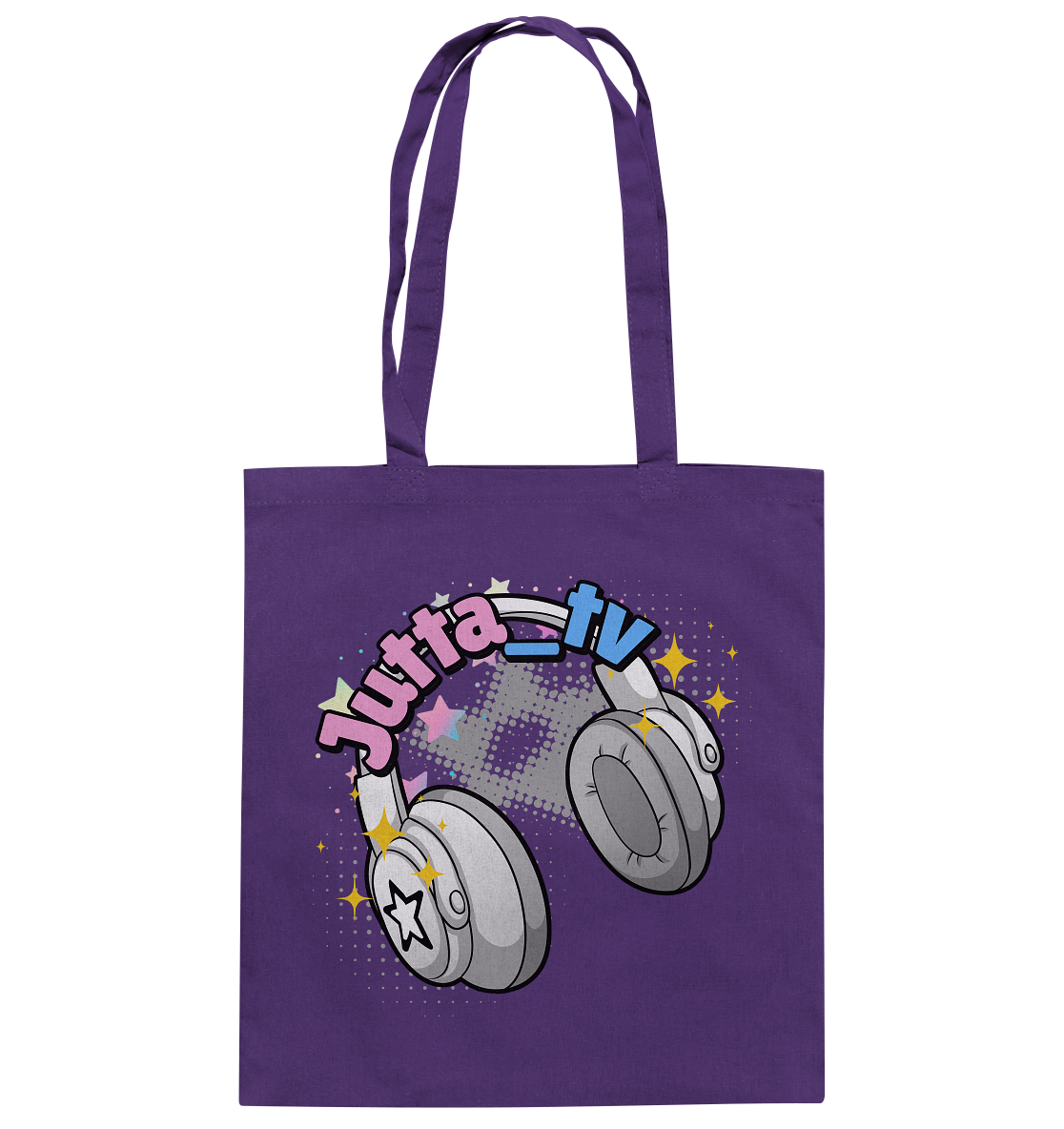 Jutta_tv Logo2 - Baumwolltasche
