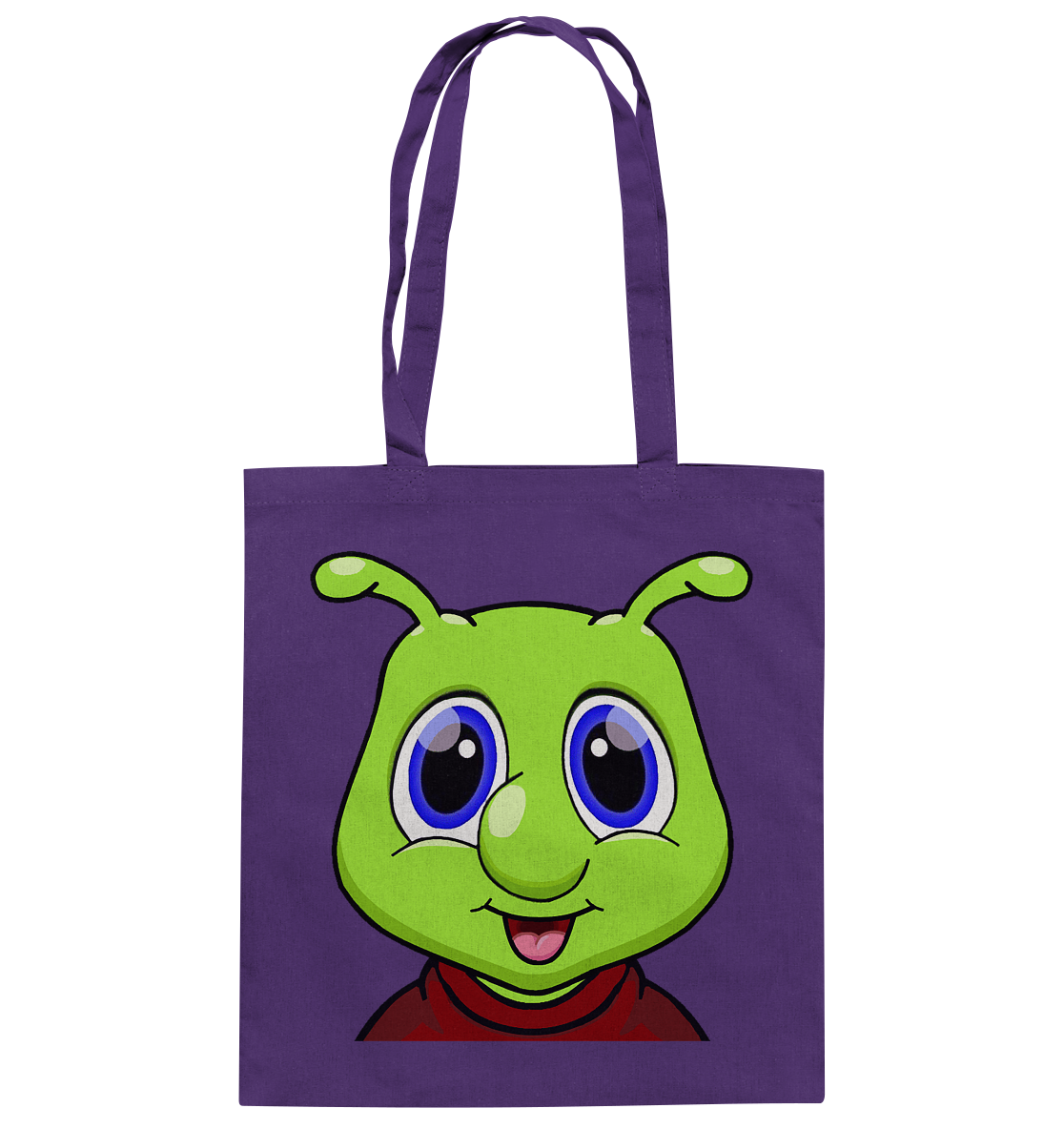Raupi Face - Baumwolltasche