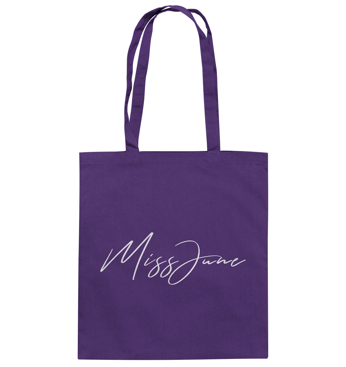 MissJuneDJ Logo - Baumwolltasche
