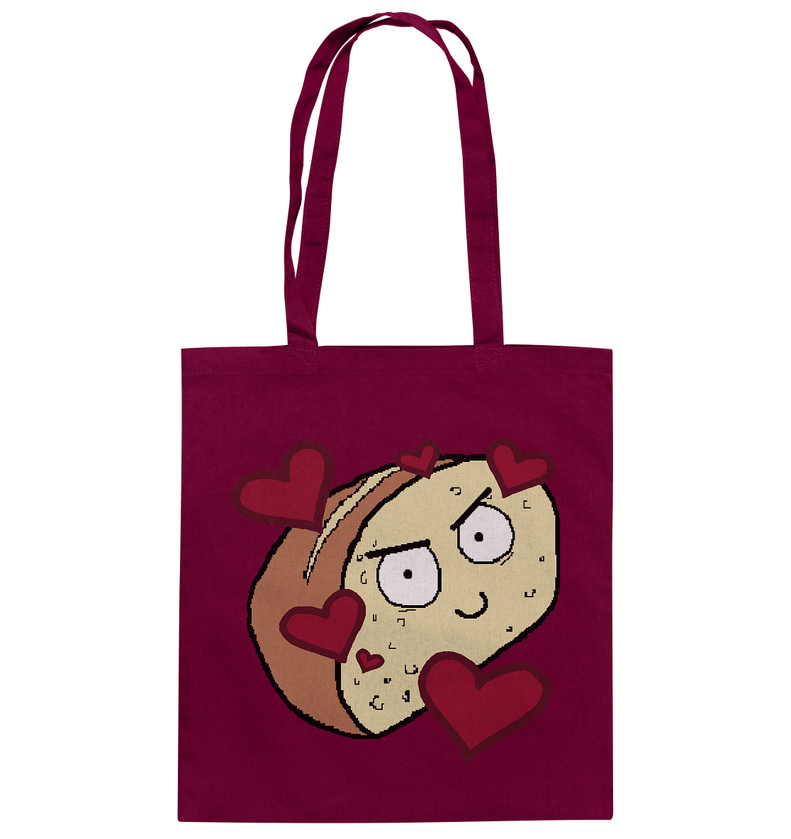 Aylana87 Herzbrot - Baumwolltasche