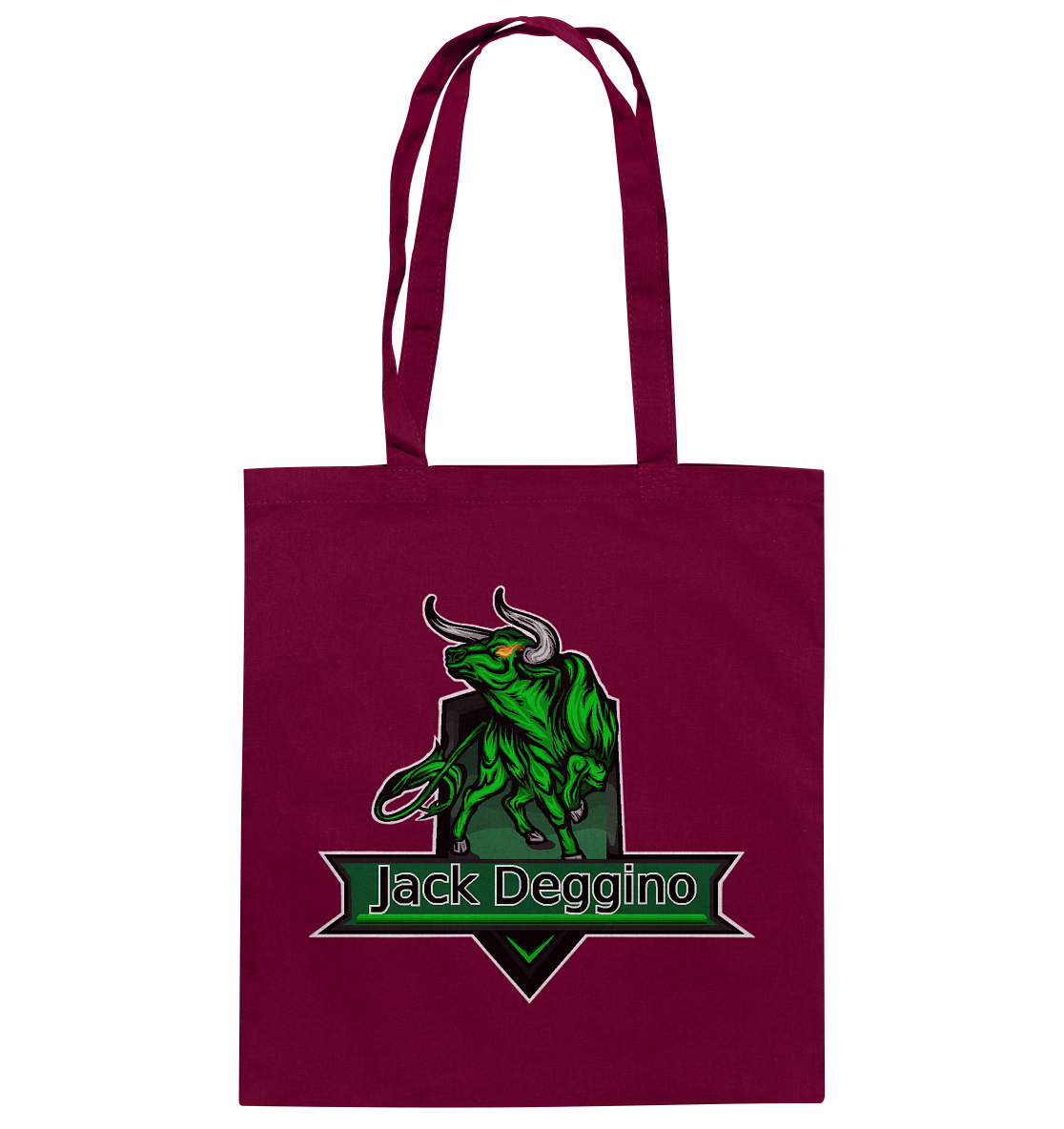 JackDeggino Logo - Baumwolltasche