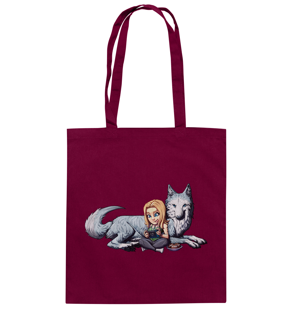 StaceyLucia Wolf - Baumwolltasche