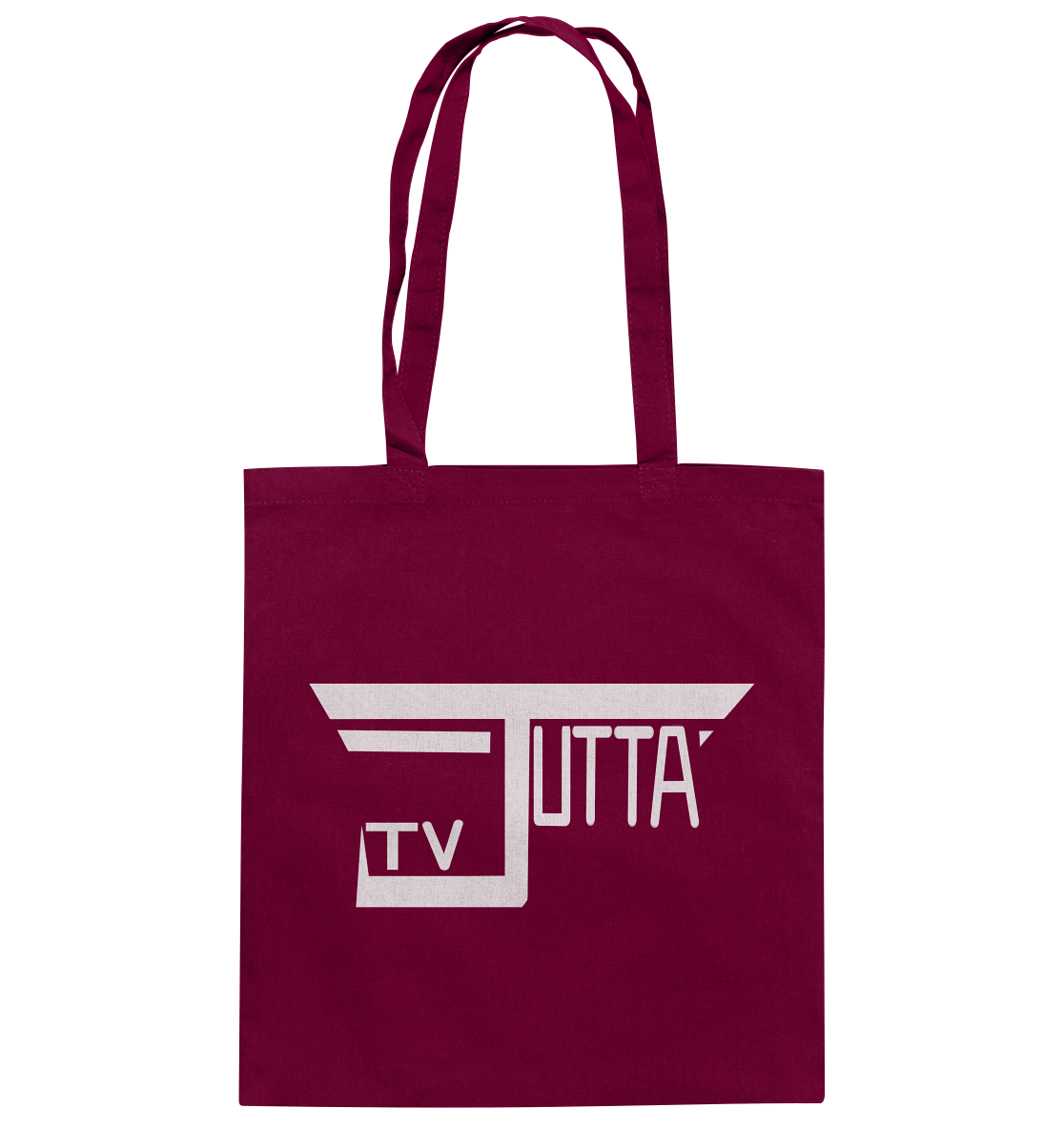 Jutta_tv Schriftzug - Baumwolltasche