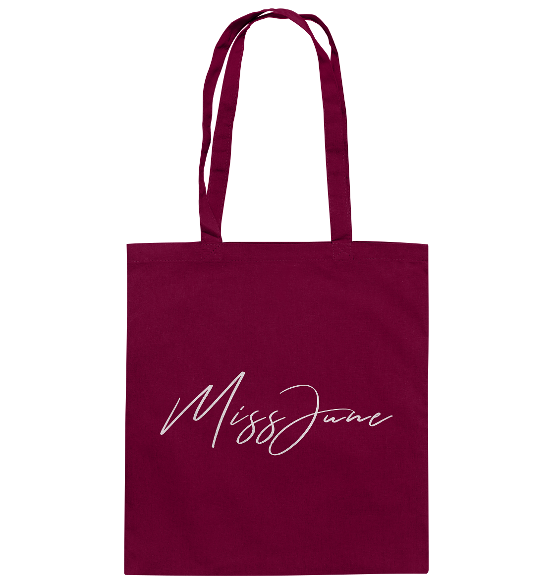 MissJuneDJ Logo - Baumwolltasche