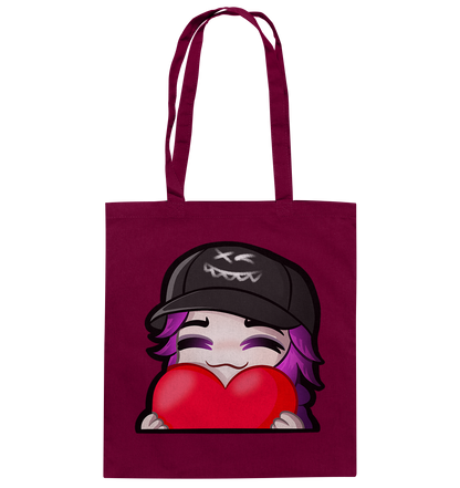x3_kaspa Love - Baumwolltasche