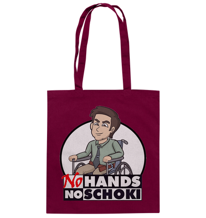 NoHandsNoSchoki Logo - Baumwolltasche