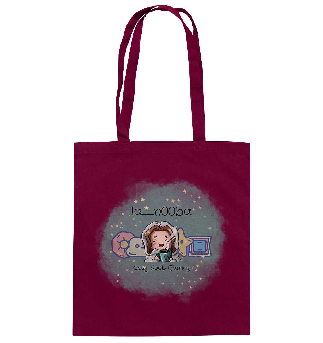La_N00ba Logo - Baumwolltasche