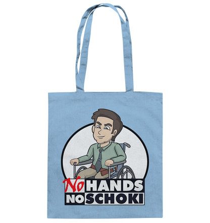 NoHandsNoSchoki Logo - Baumwolltasche