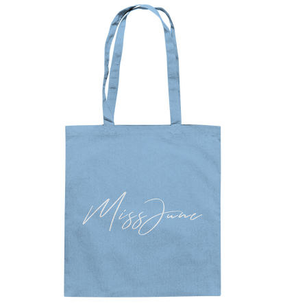 MissJuneDJ Logo - Baumwolltasche
