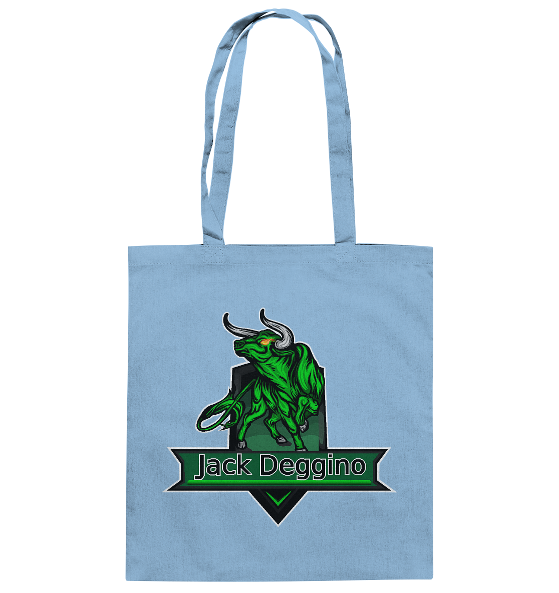 JackDeggino Logo - Baumwolltasche