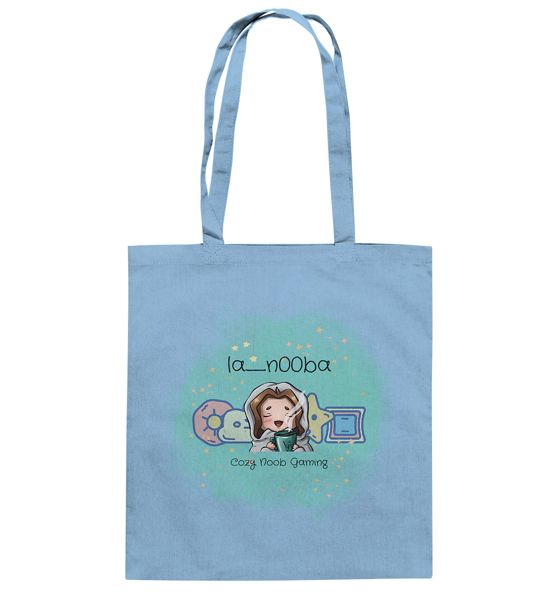 La_N00ba Logo - Baumwolltasche