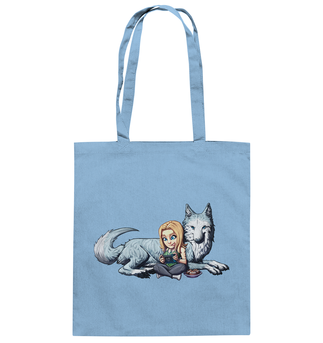 StaceyLucia Wolf - Baumwolltasche
