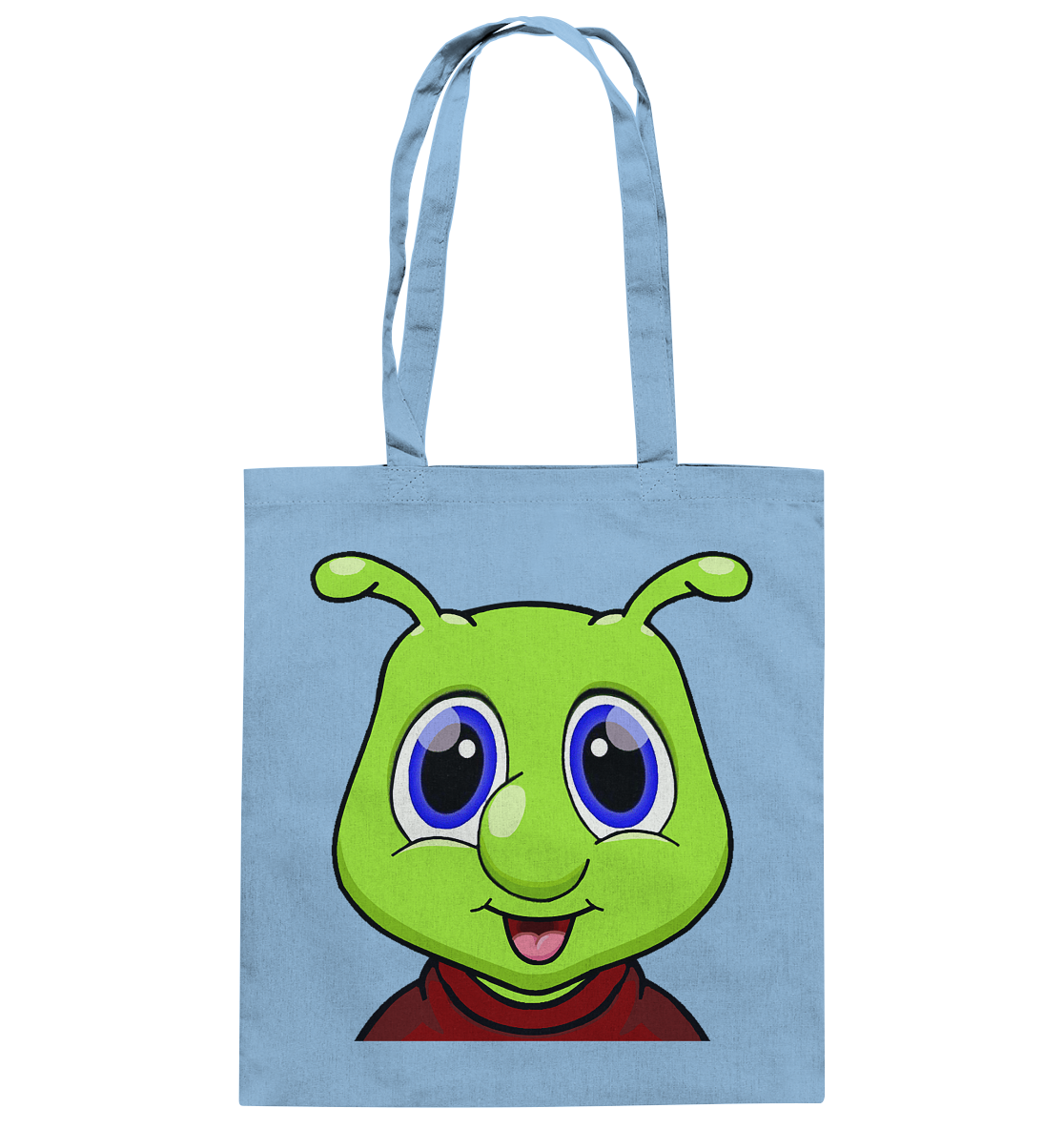 Raupi Face - Baumwolltasche
