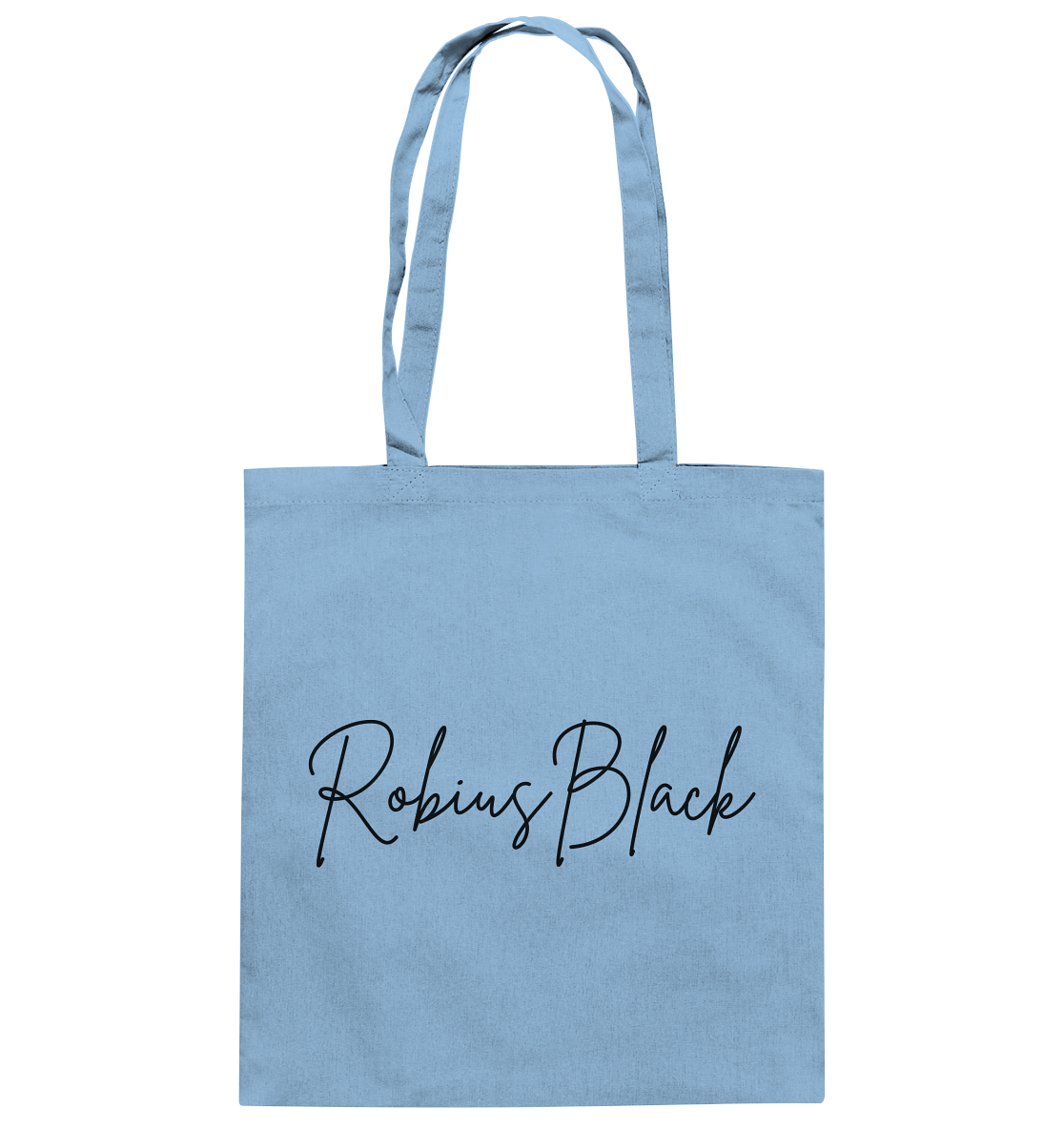 RobiusBlack Unterschrift - Baumwolltasche