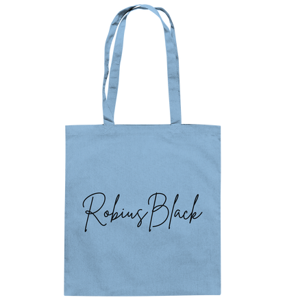 RobiusBlack Unterschrift - Baumwolltasche