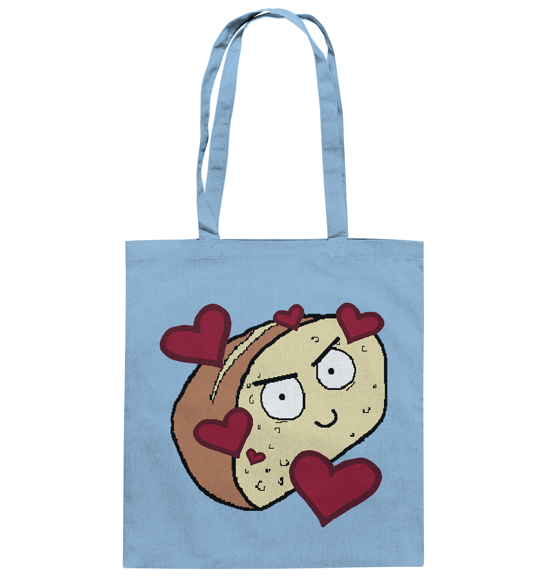 Aylana87 Herzbrot - Baumwolltasche