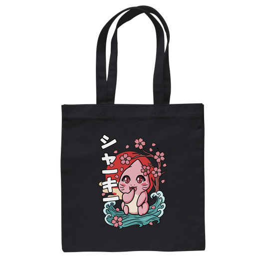 xMissSharkyx Kirschblüten - Baumwolltasche