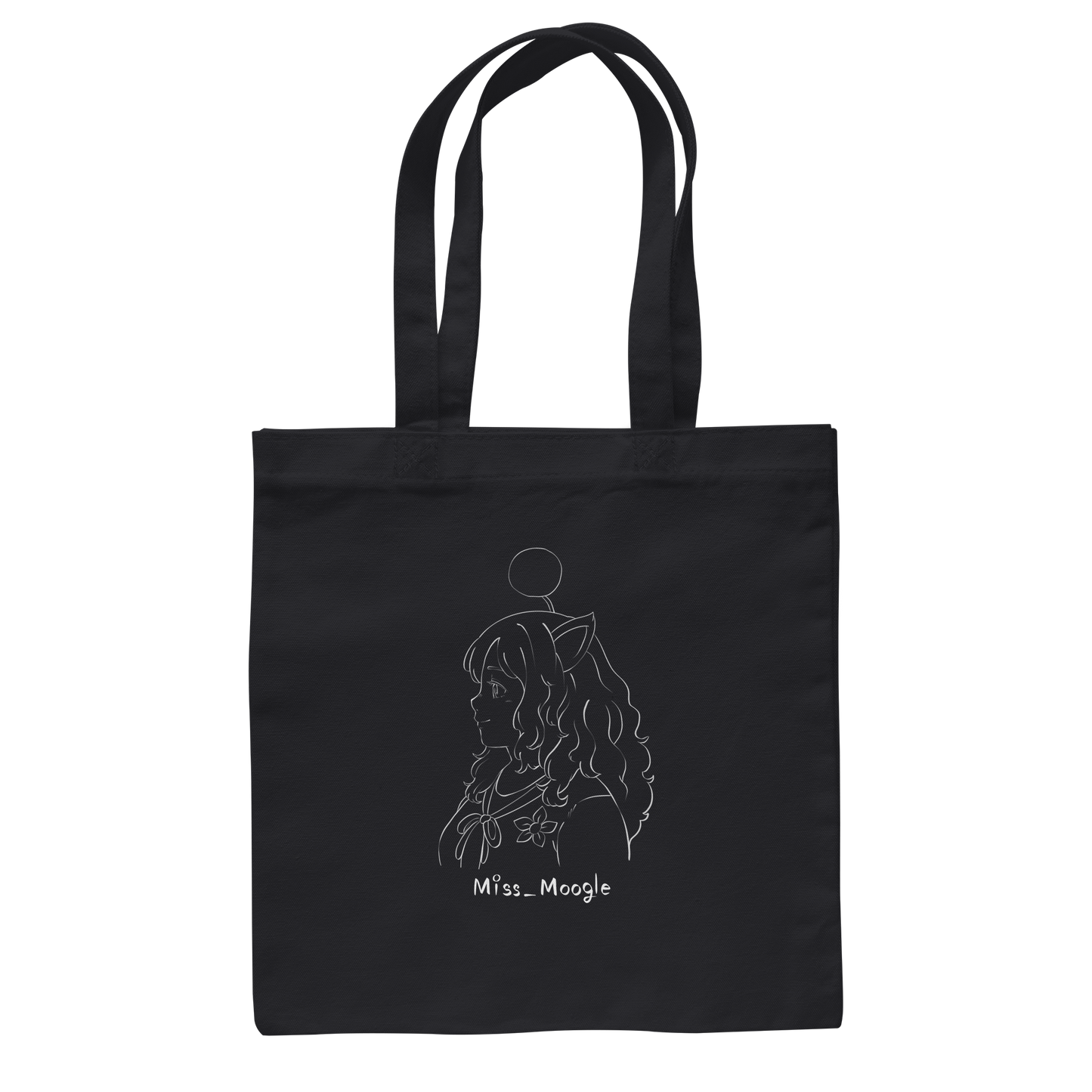 Miss_Moogle Logo Sign - Baumwolltasche