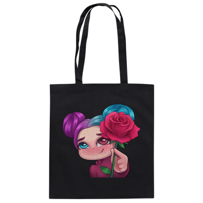 xLadyLikex Blume - Baumwolltasche