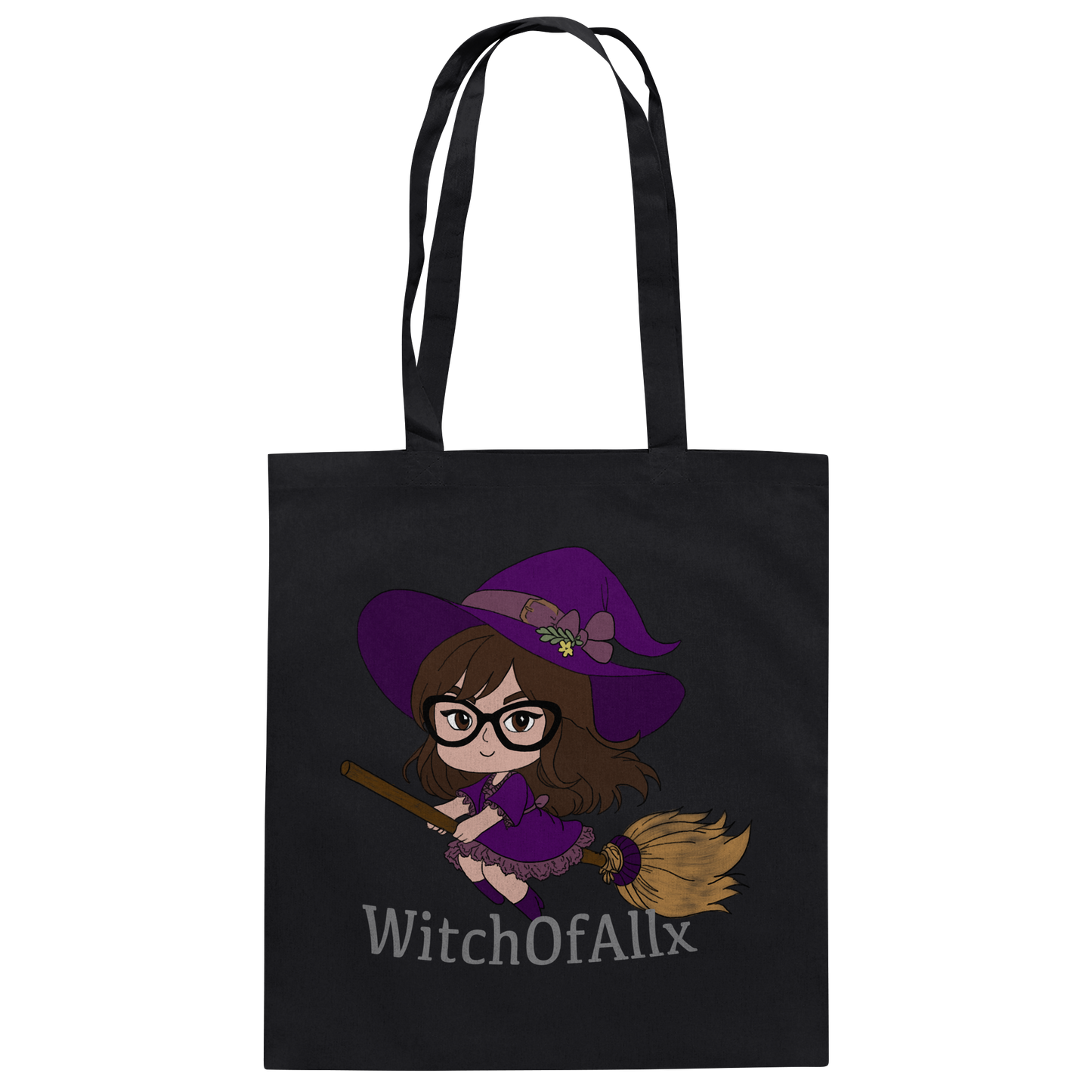 WitchOfAllx Besen - Baumwolltasche