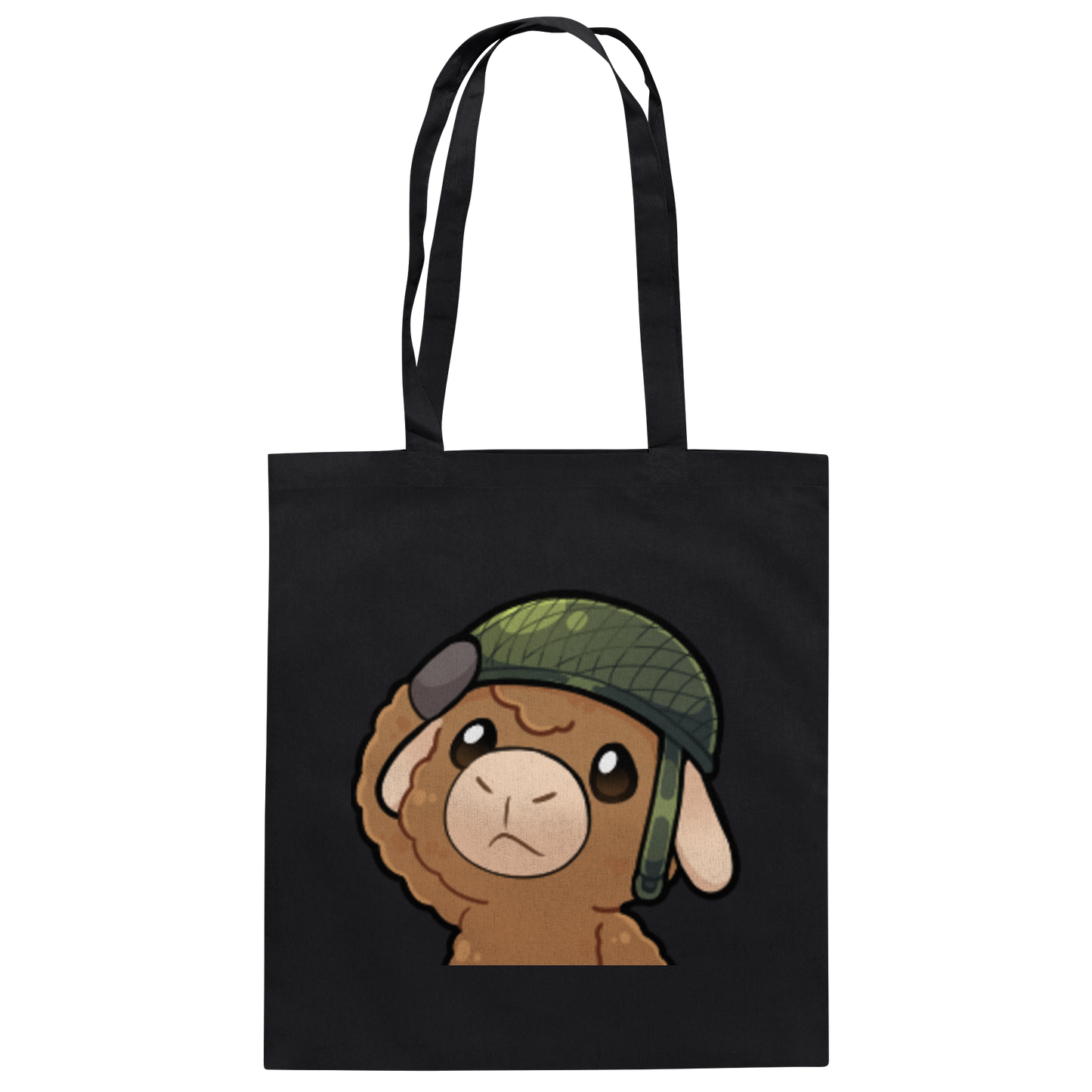 Flauschig Salute - Baumwolltasche