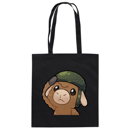 Flauschig Salute - Baumwolltasche