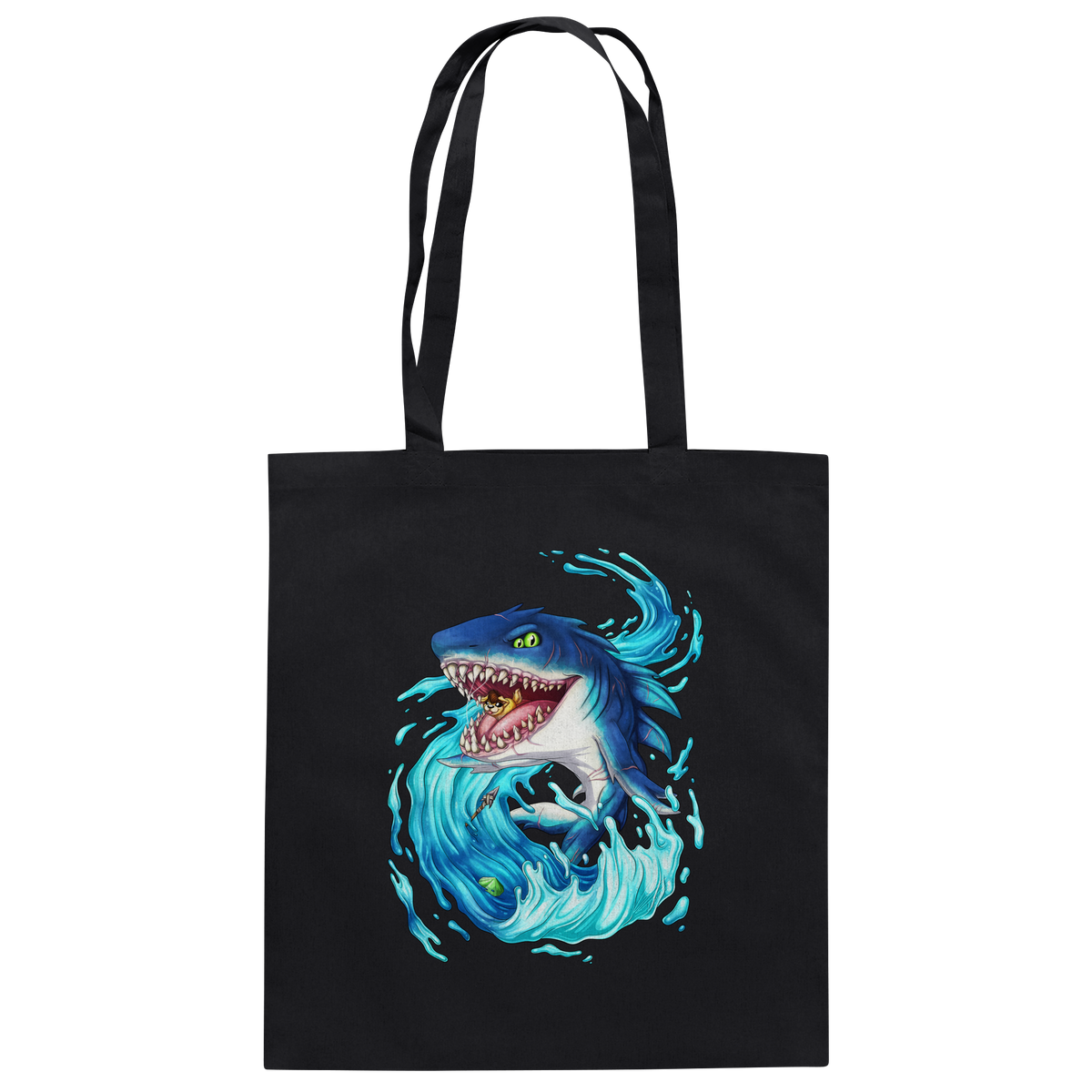 LupiArts Megalodon Hungering - Baumwolltasche