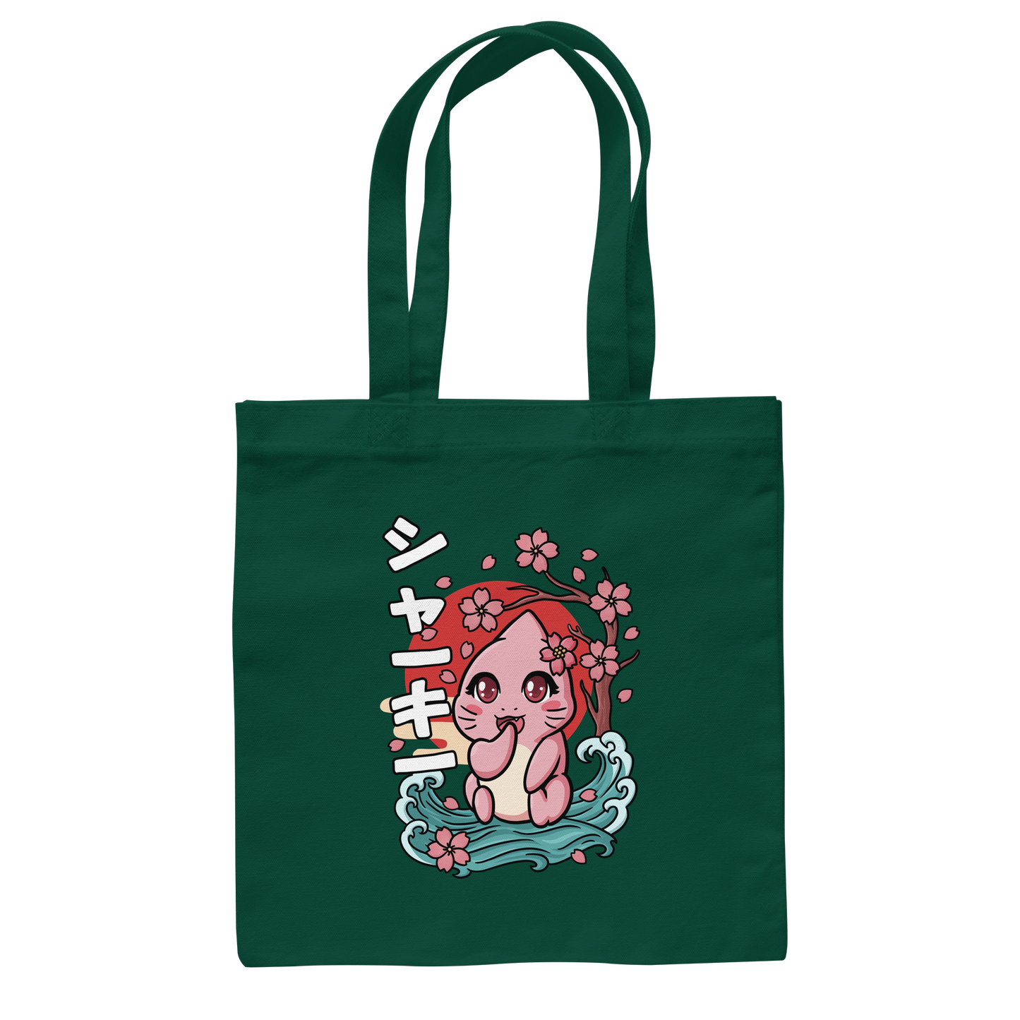 xMissSharkyx Kirschblüten - Baumwolltasche