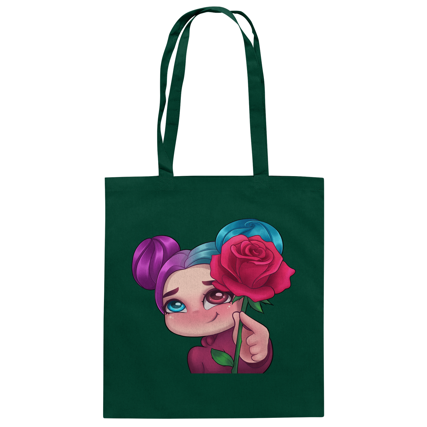 xLadyLikex Blume - Baumwolltasche