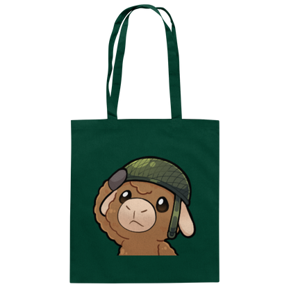 Flauschig Salute - Baumwolltasche